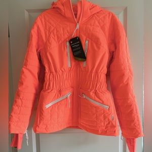 FP movement all prepped ski jacket neon orange size S. NEW